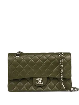 CHANEL Pre-Owned: Зелёная сумка 