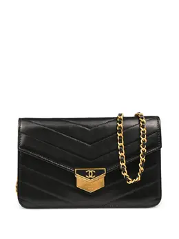 CHANEL Pre-Owned: Чёрная сумка 