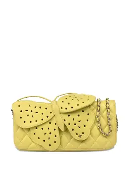 CHANEL Pre-Owned: Зелёная сумка 