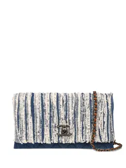 CHANEL Pre-Owned: Голубая сумка 