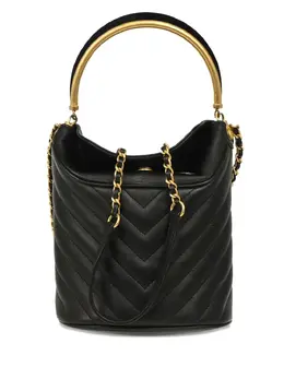CHANEL Pre-Owned: Чёрная сумка 