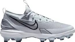 Nike: Серебристые кеды 
