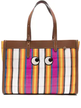 Anya Hindmarch: Светлая сумка-шоппер 