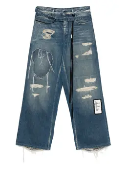Ann Demeulemeester: Рваные джинсы 