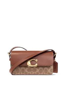 Coach: Коричневая сумка 