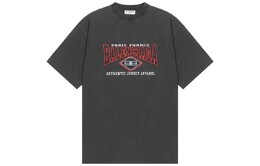 Balenciaga: Чёрная футболка 
