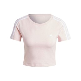 Adidas: Розовая футболка  Essentials
