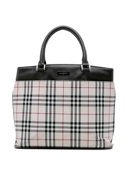 Burberry Pre-Owned: Коричневая сумка-шоппер 