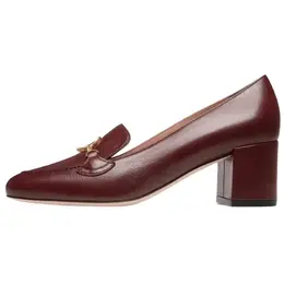 Bally: Бордовые туфли 