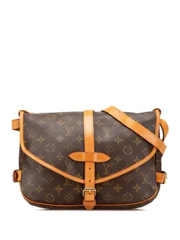 Louis Vuitton Pre-Owned: Коричневая сумка через плечо 