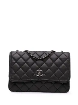 CHANEL Pre-Owned: Чёрная сумка 