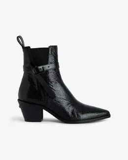 Zadig & Voltaire: Чёрные ботинки  Tyler