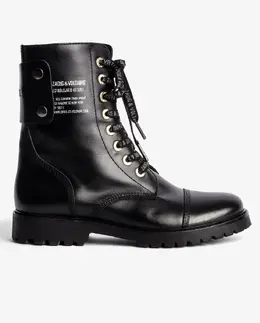 Zadig & Voltaire: Чёрные ботинки  Joe