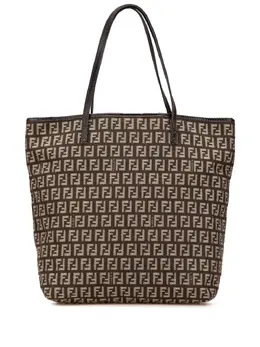 Fendi Pre-Owned: Коричневая сумка-шоппер 
