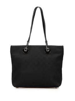 Gucci Pre-Owned: Чёрная сумка-шоппер 