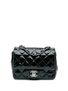 CHANEL Pre-Owned: Чёрная сумка через плечо 