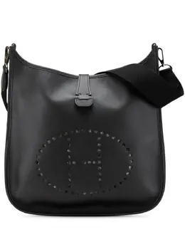 Hermès Pre-Owned: Чёрная сумка через плечо 