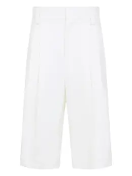 Carven: Белые шорты 