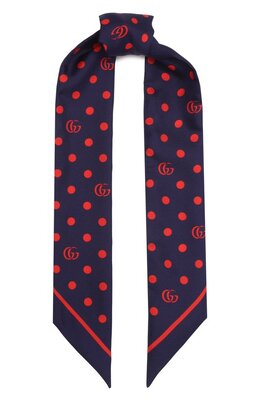 Gucci: Тёмный шарф 