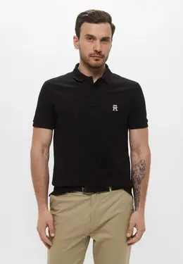 Tommy Hilfiger: Чёрное поло 