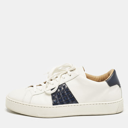 Santoni: Белые кроссовки 