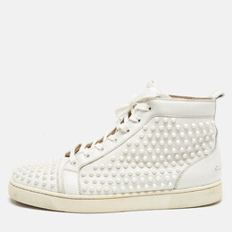 Christian Louboutin: Белые кроссовки 