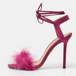 Charlotte Olympia: Розовые сандалии 