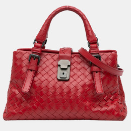 Bottega Veneta: Красная сумка  Intrecciato