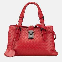 Bottega Veneta: Красная сумка  Intrecciato