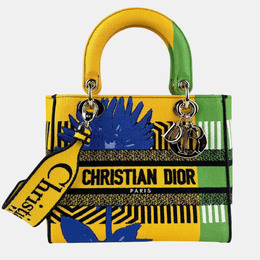 Dior: Жёлтая сумка 