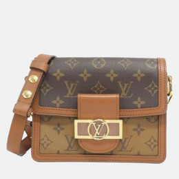 Louis Vuitton: Коричневая сумка 