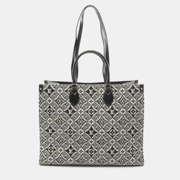 Louis Vuitton: Чёрная сумка-шоппер 