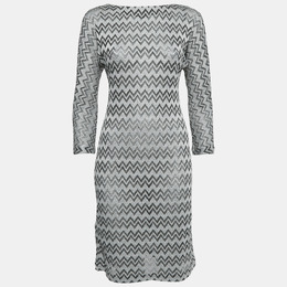 M Missoni: Серебристое платье 