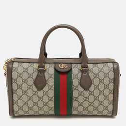 Gucci: Бежевая сумка  Ophidia Boston