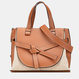 Loewe: Бежевая сумка  Gate