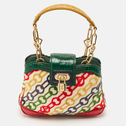 Louis Vuitton: Многоцветная сумка 