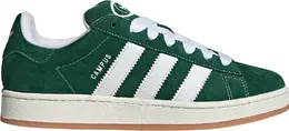 Adidas: Зелёные кроссовки  Campus