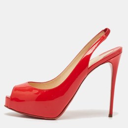 Christian Louboutin: Красные сандалии 