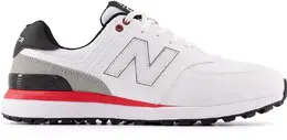 New Balance: Белые кроссовки  574