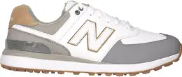 New Balance: Белые кроссовки  574