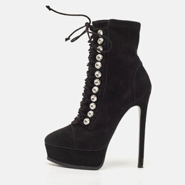 Casadei: Чёрные ботинки 