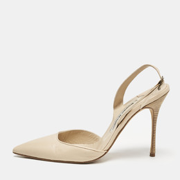 Manolo Blahnik: Бежевые туфли 