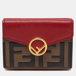 Fendi: Коричневый кошелёк  F is Fendi