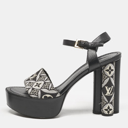 Louis Vuitton: Чёрные сандалии 