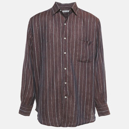 Loro Piana: Фиолетовая рубашка 
