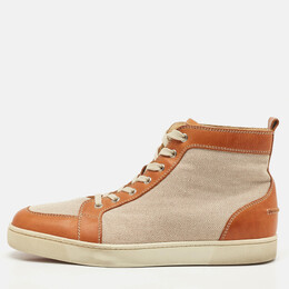 Christian Louboutin: Красные кроссовки  Louis Orlato