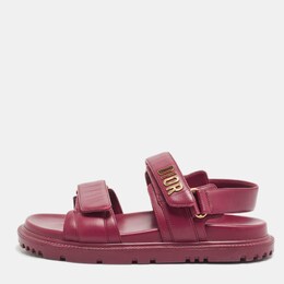 Dior: Фиолетовые сандалии 