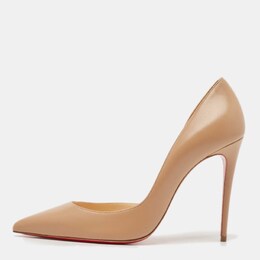 Christian Louboutin: Бежевые туфли 