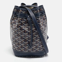 Goyard: Синяя сумка 