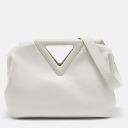 Bottega Veneta: Белая сумка  Point